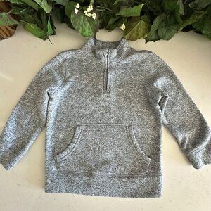 Jumping Beans Kids Grey Half-Zip Pullover Sweater 5T